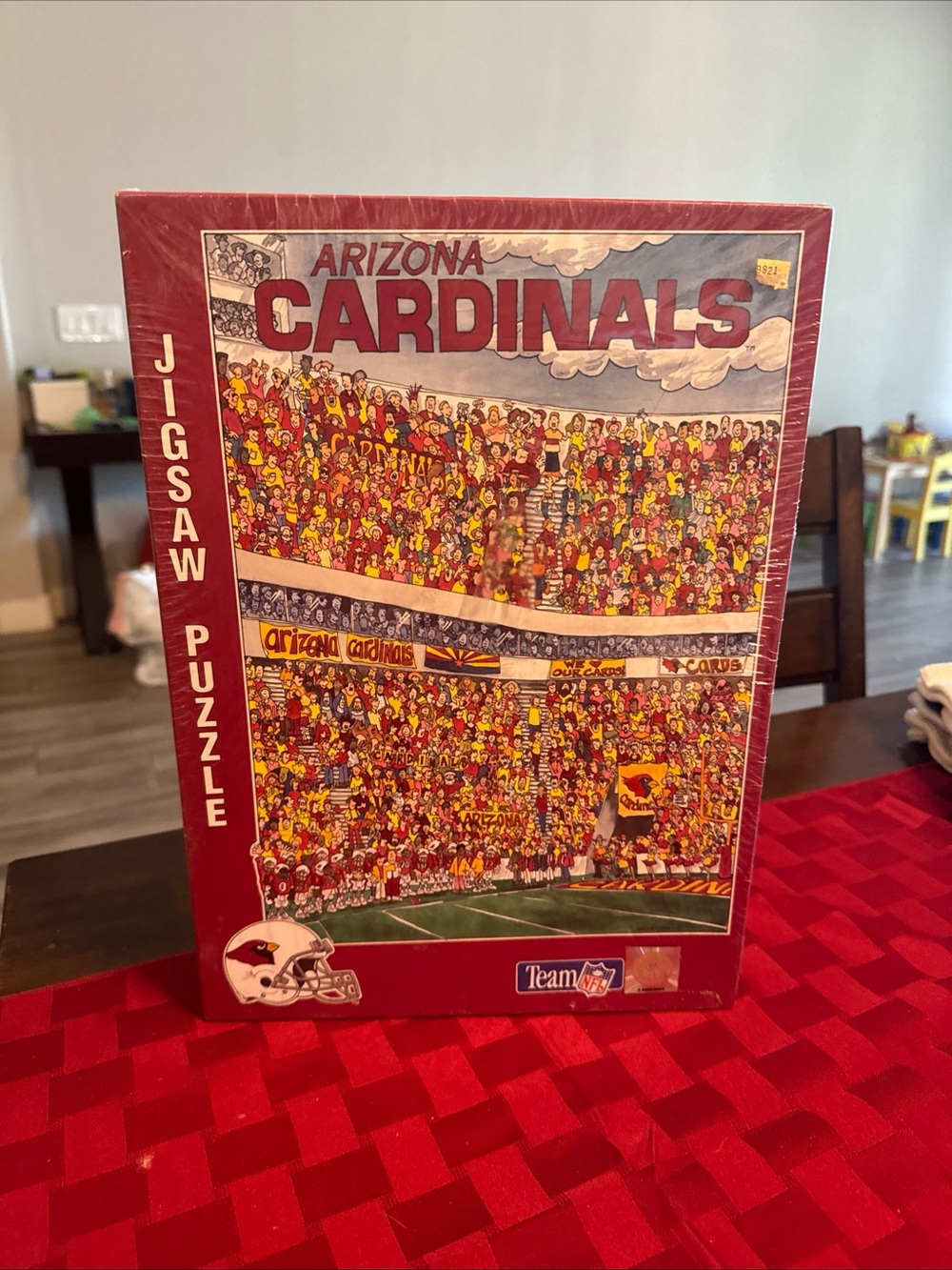 Red Jigsaw Puzzle - Team Gear Arizona cardinals